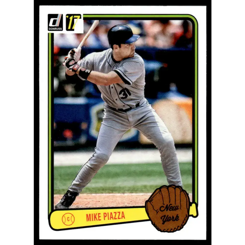 2017 Donruss #RV-41 Mike Piazza EX/NM New York Mets Baseball Card - Baseball Card Single