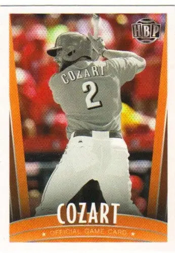 Original gloss Baseball card featuring Zack Cozart from 2017 Honus Bonus Fantasy series