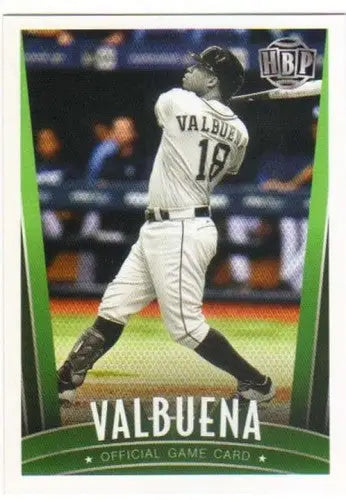 Baseball card featuring Luis Valbuena from 2017 Honus Bonus Fantasy #278 NM-MT