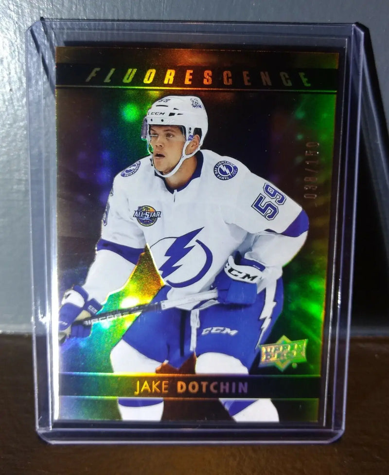 2017 Jake Dotchin Upper Deck Fluorescence #F-12 Hockey Card #/150