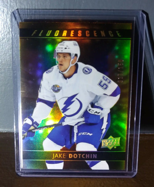 2017 Jake Dotchin Upper Deck Fluorescence #F-12 Hockey Card #/150 - Hockey Card Single