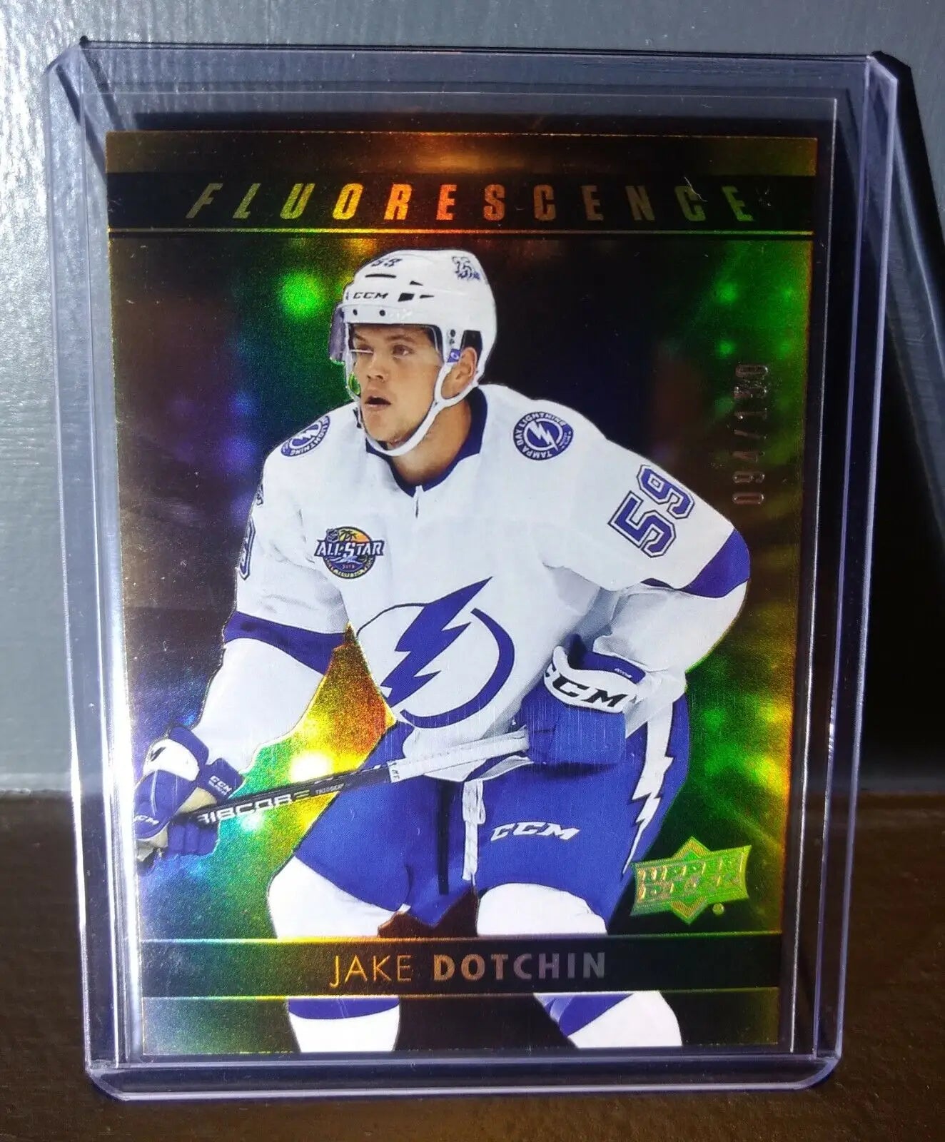 2017 Jake Dotchin Upper Deck Fluorescence #F-12 Hockey Card #/150