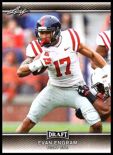 2017 Leaf Draft Evan Engram football card with original gloss NM-MT ID 4609