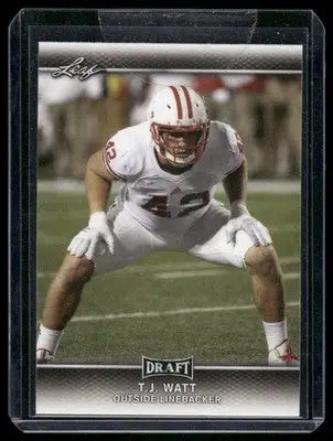 2017 Leaf Draft T.J. Watt #62 Football - Football Card Single