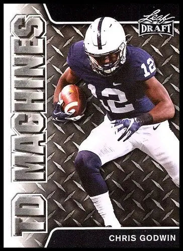 2017 Leaf Draft TD Machines Chris Godwin football card NM-MT collectible image