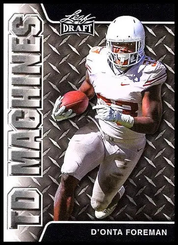 2017 Leaf Draft TD Machines #TD-04 D’Onta Foreman NM-MT ID:4597 - Football Card Single