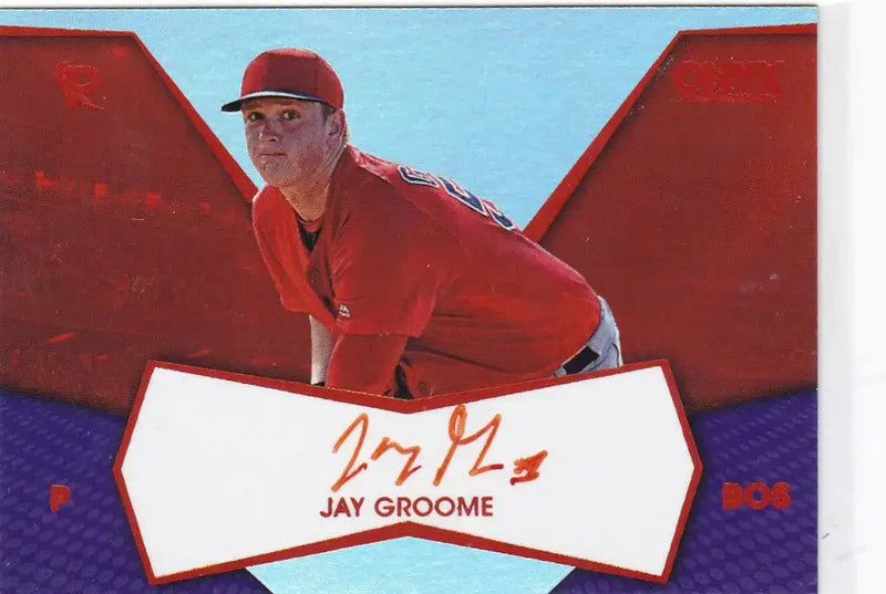 2017 Onyx Platinum Elite #JG-PE17 Jay Groome Orange AUTO 17/25