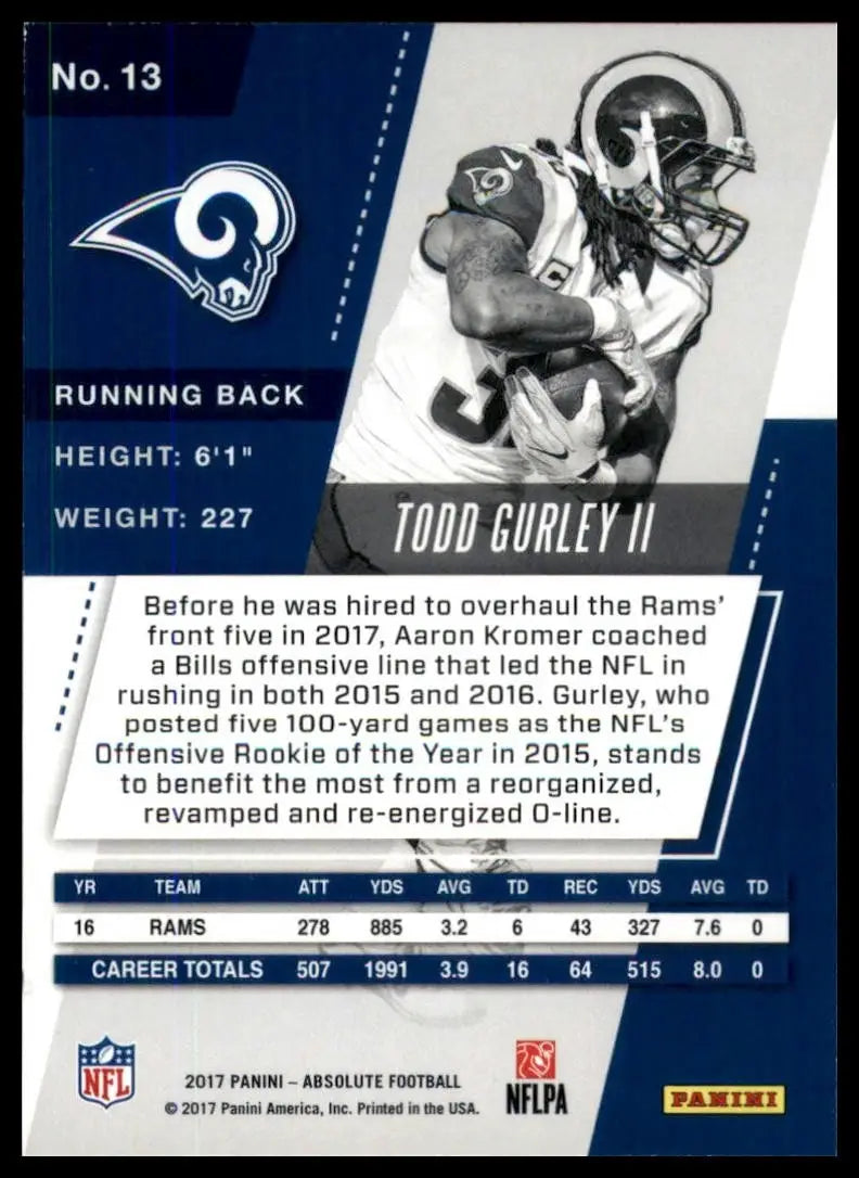 2017 Panini Absolute - Todd Gurley II #13