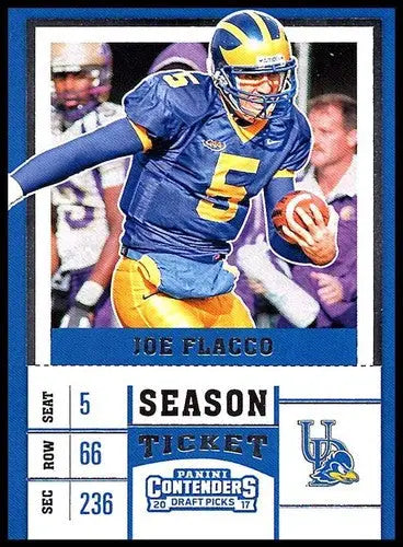 2017 Panini Contenders Draft Picks Season Ticket #51 Joe Flacco NM-MT - Football Card Single