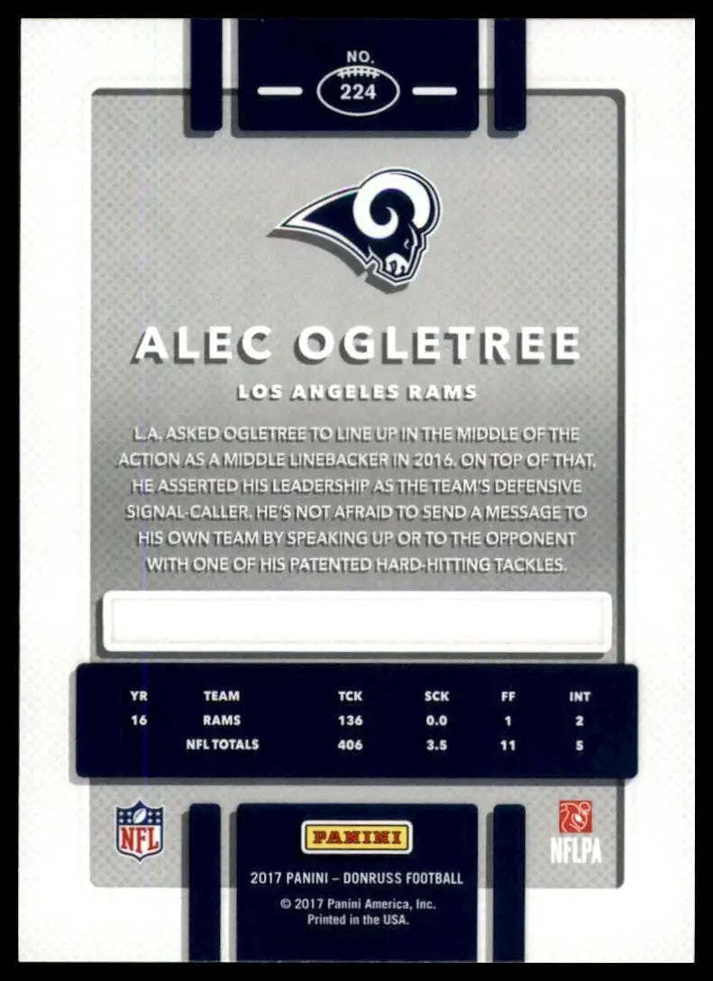 2017 Panini Donruss - Alec Ogletree #224