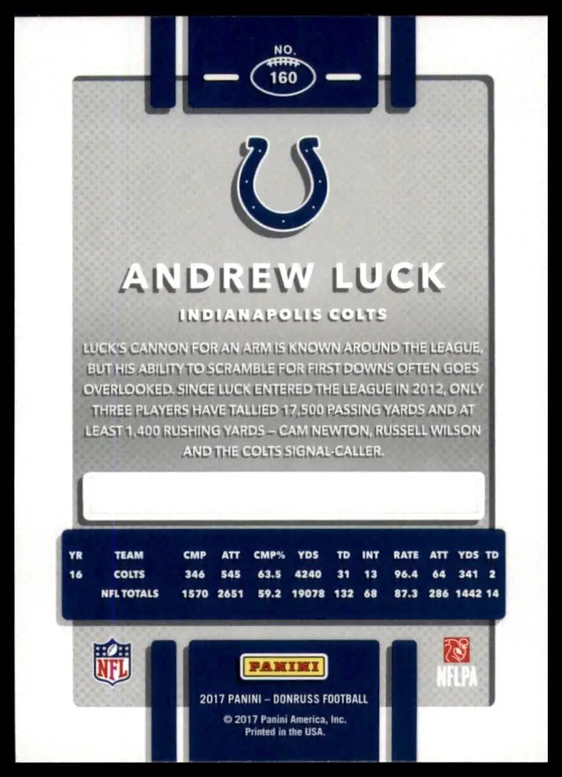 2017 Panini Donruss - Andrew Luck #160