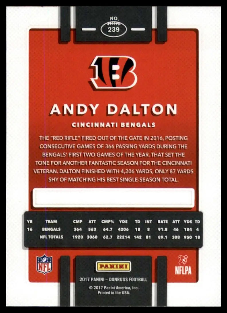 2017 Panini Donruss - Andy Dalton #239