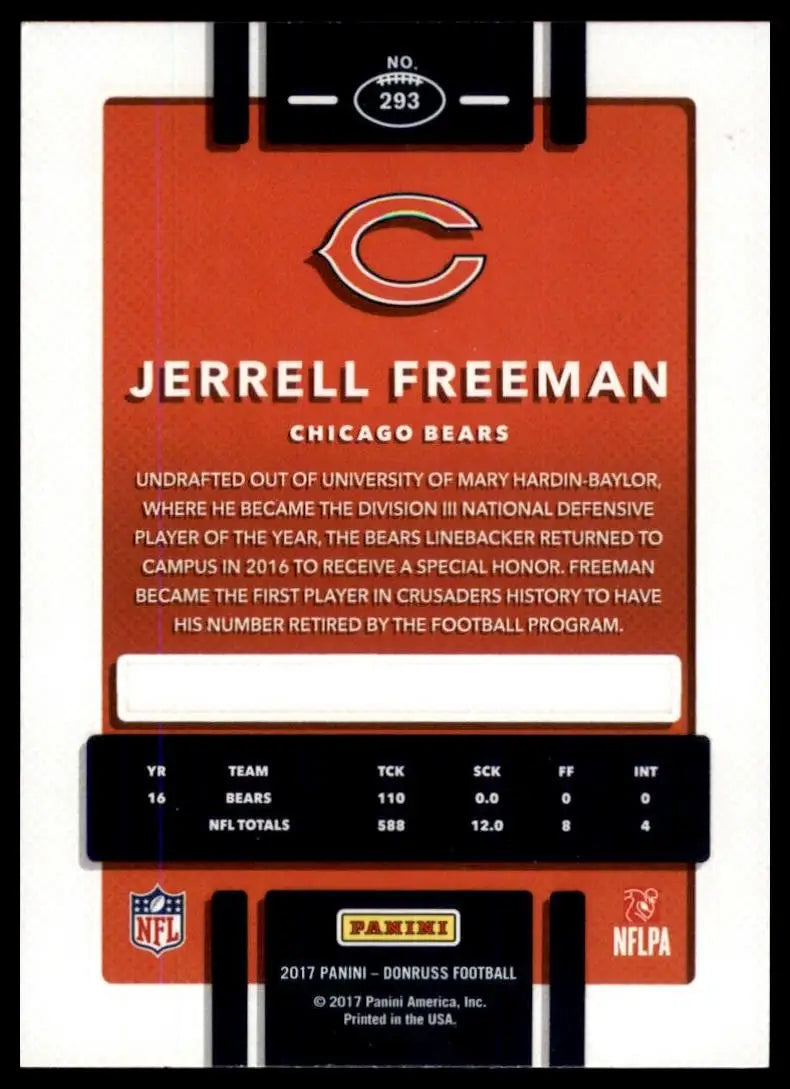 2017 Panini Donruss - Jerrell Freeman #293