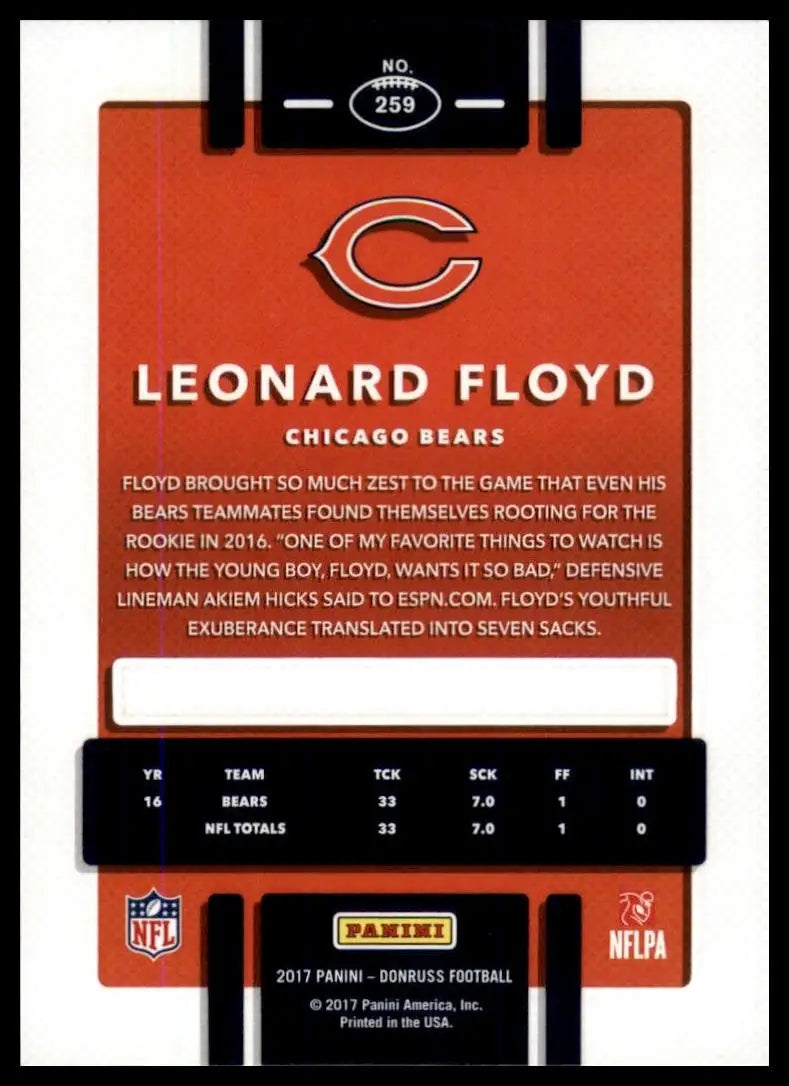 2017 Panini Donruss - Leonard Floyd #259