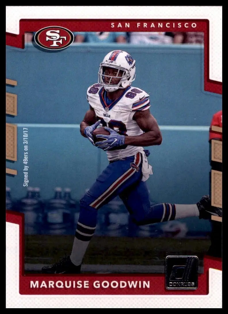 2017 Panini Donruss - Marquise Goodwin #108
