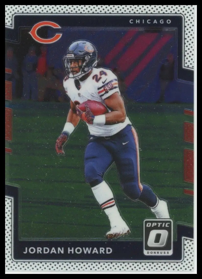 2017 Panini Donruss Optic Jordan Howard #69 Chicago Bears Football Card NFL - Football Card Single