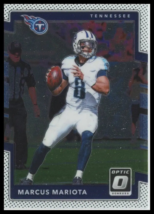 2017 Panini Donruss Optic Marcus Mariota #47 Tennessee Titans Football Card NFL - Football Card Single