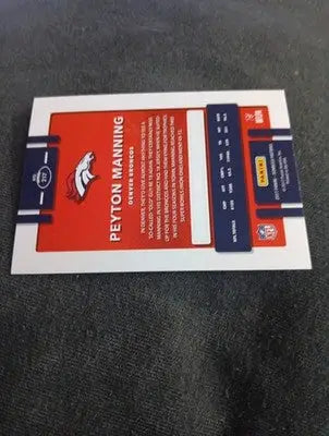 2017 Panini Donruss - Peyton Manning #217. Denver Broncos. NRMT+ - Football Card Single
