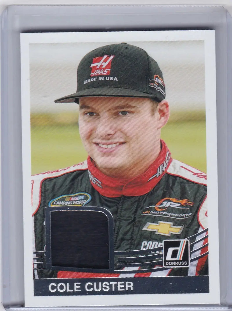 2017 Panini Donruss Relic #84-CC Cole Custer - Racing Card Single