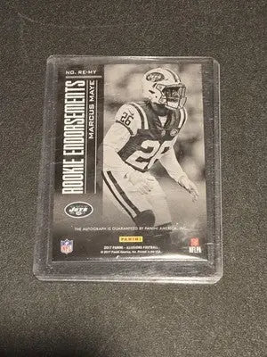 2017 Panini Illusions #RE-MY Marcus Maye Rookie Endorsements #/150 - Football Card Single