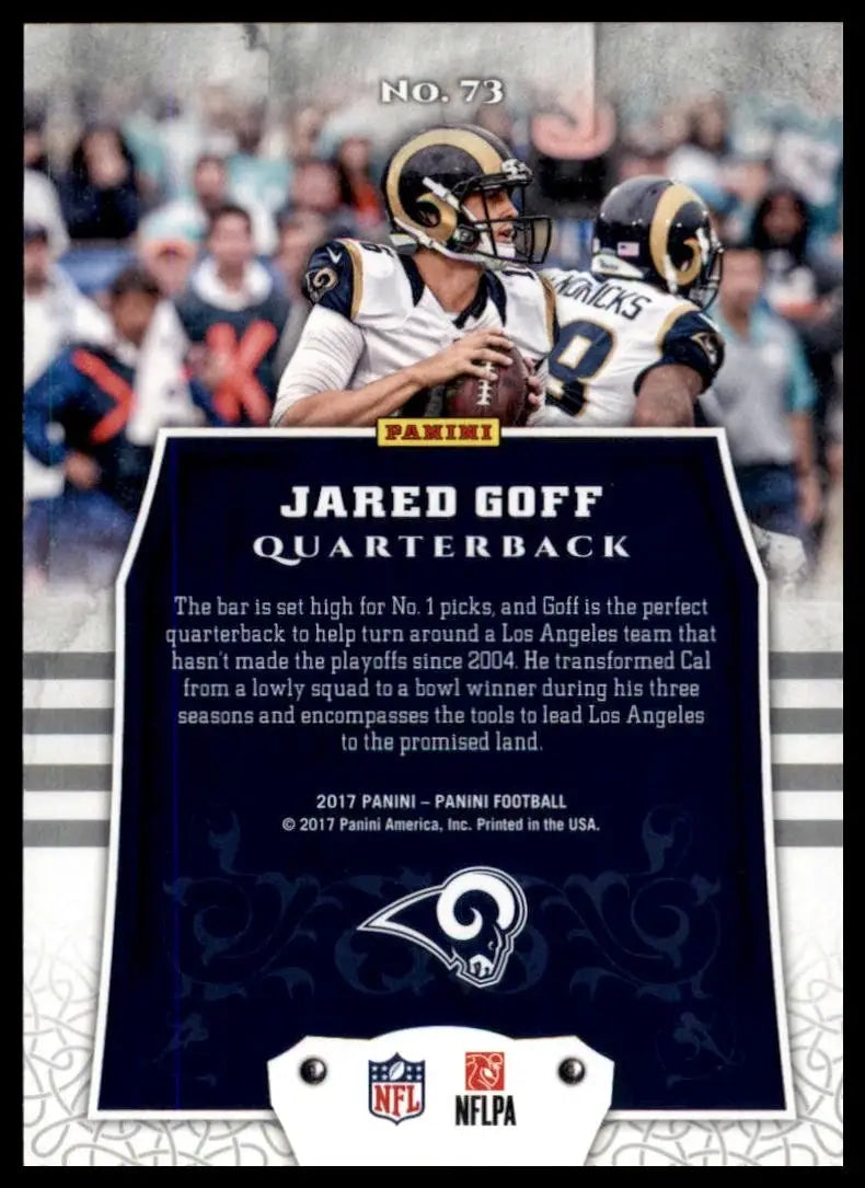 2017 Panini - Jared Goff #73