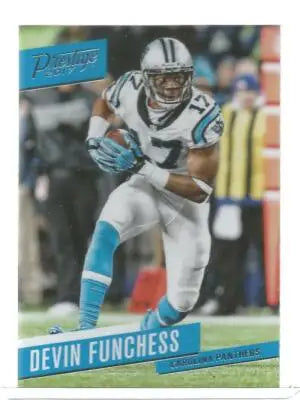 Original gloss of Devin Funchess 2017 Panini Prestige #143 football trading card