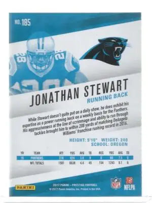 2017 Panini Prestige #185 Jonathan Stewart NM-MT Panthers - Football Card Single