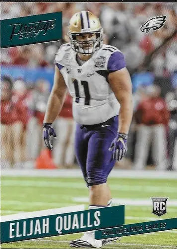 2017 Panini Prestige #211 Elijah Qualls NM-MT RC Rookie Eagles Rookies - Football Card Single