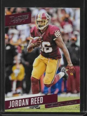 Original gloss football trading card of Jordan Reed in Redskins uniform from Simply Sandoval sports cards