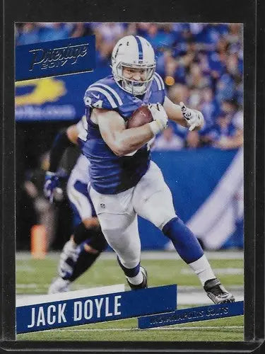 2017 Panini Prestige Jack Doyle Colts football sports card with original gloss Simply Sandoval