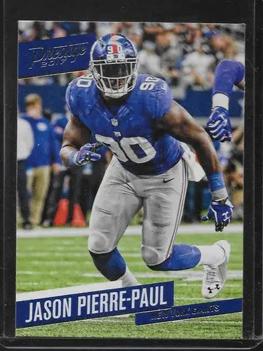 Original gloss Panini Prestige Jason Pierre-Paul New York Giants football card