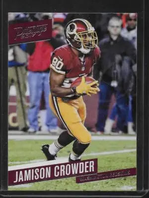 Original gloss collectible football card featuring Jamison Crowder in Panini Prestige Redskins uniform