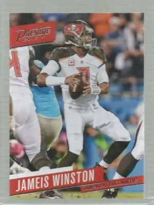 Original gloss Jameis Winston 2017 Panini Prestige Buccaneers football card