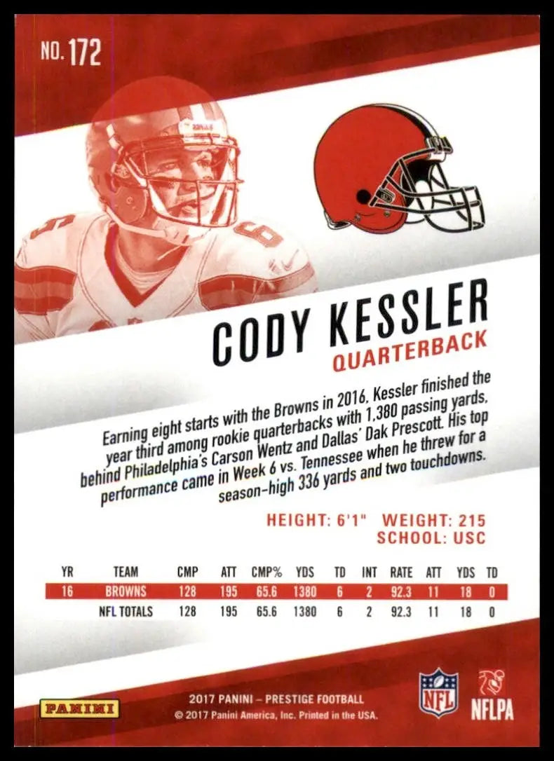 2017 Panini Prestige - Cody Kessler #172