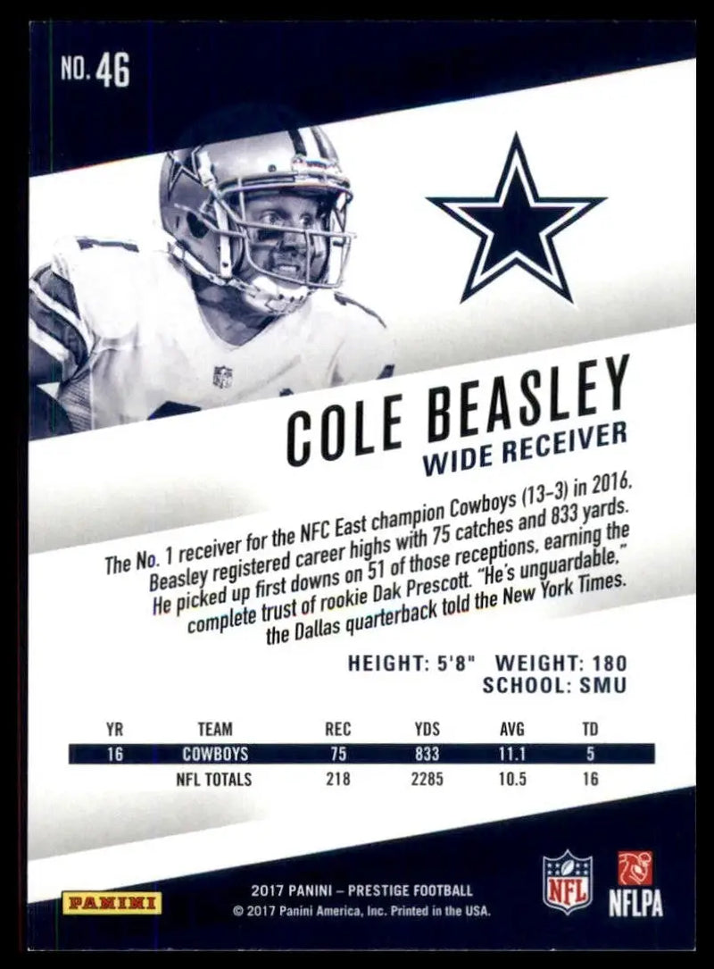 2017 Panini Prestige - Cole Beasley #46