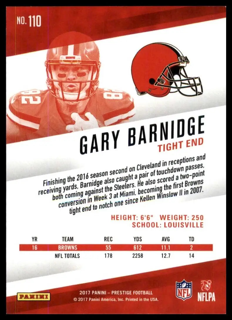 2017 Panini Prestige - Gary Barnidge #110