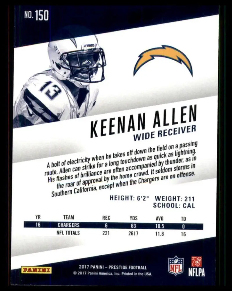 2017 Panini Prestige - Keenan Allen #150