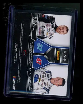 2017 Panini Prime AJ Allmendinger Chris Buescher #PM-BA 8/14 Patch Racing - Other