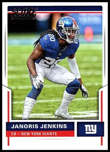 Original gloss Janoris Jenkins football card 2017 Score NM-MT NY Giants