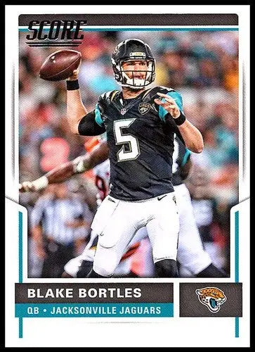 2017 Score Blake Bortles football card with original gloss in NM-MT condition