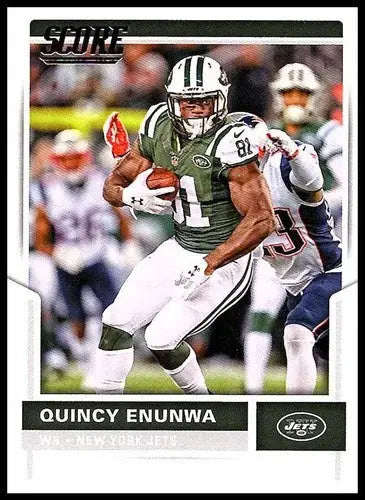 Quincy Enunwa football card with original gloss, 2017 Score NM-MT NY Jets