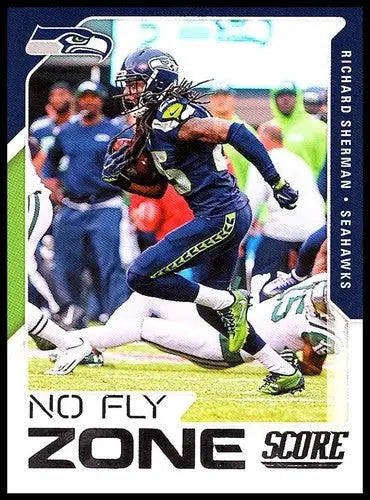 2017 Score No Fly Zone #6 Richard Sherman NM-MT Seahawks - Football Card Single