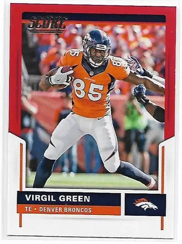 2017 Score Red #295 Virgil Green NM-MT Broncos - Football Card Single