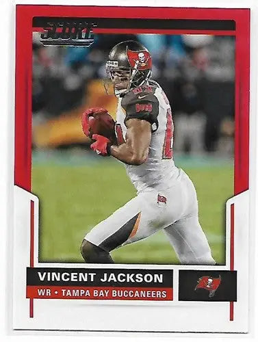 Original gloss 2017 Score Red Vincent Jackson football card Buccaneers