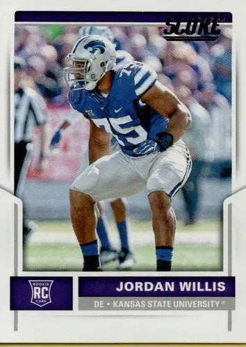 2017 Score Rookies #364 Jordan Willis NM-MT RC Rookie - Football Card Single