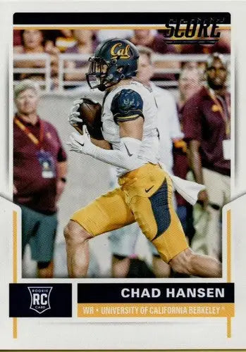 Original gloss of Chad Hansen rookie card from 2017 Score Rookies collection