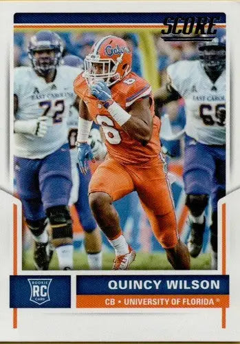 2017 Score Rookies Quincy Wilson football card with original gloss NM-MT RC rookie