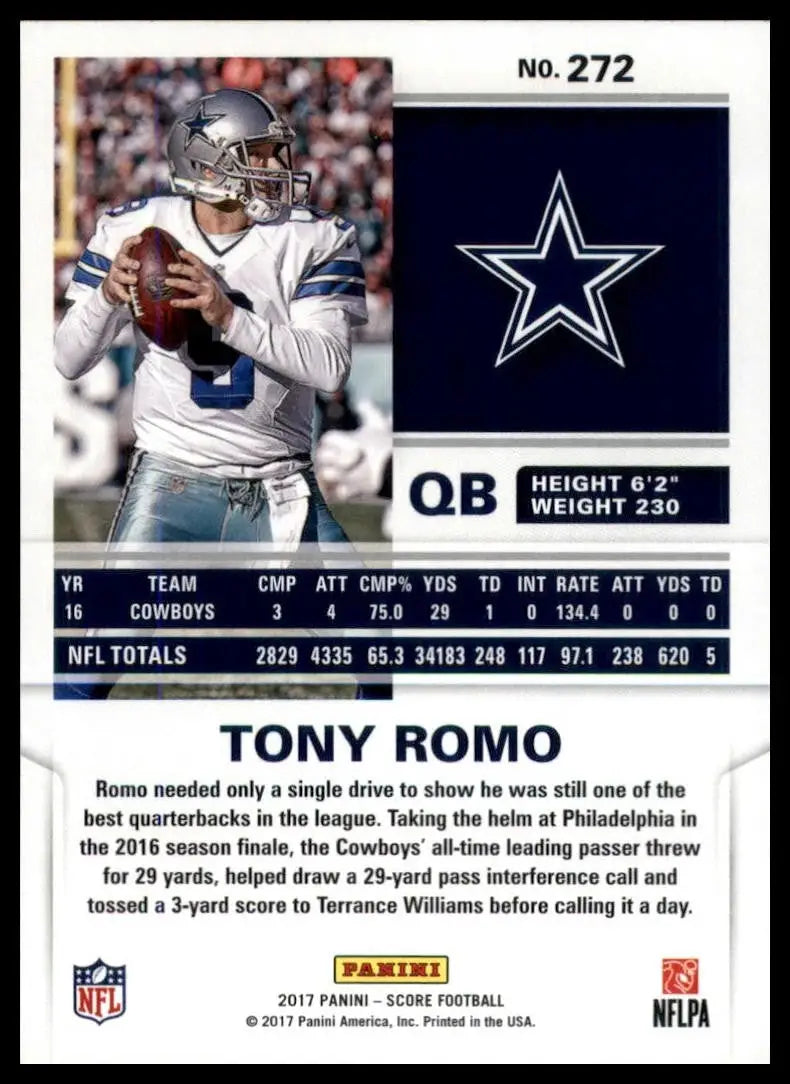 2017 Score - Tony Romo #272