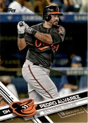 2017 Topps #101 Pedro Alvarez Gold #/2017 - Baseball Card Single