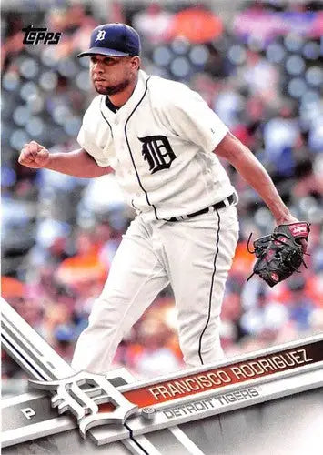 Original gloss baseball card featuring Francisco Rodriguez NM-MT from 2017 Topps #105